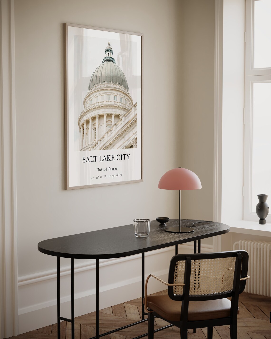 Salt Lake City Travel Poster, Utah City Print - Image 3