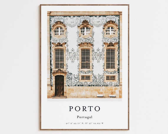 Portugal Cityscape Lisboa Travel Poster, City View