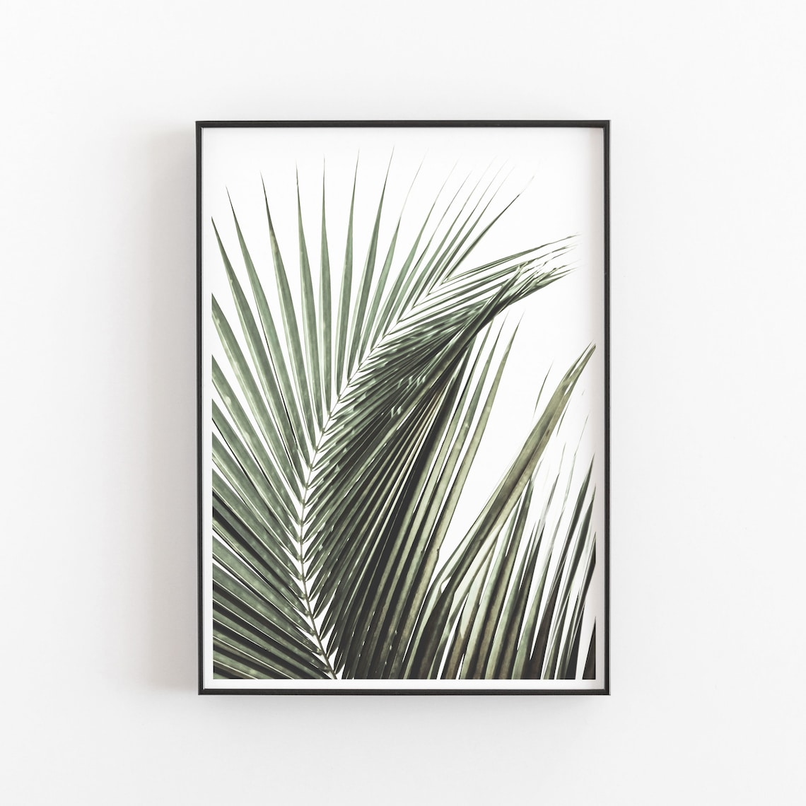 Palm Leaves Art Print, Minimalist Botanical Decor - Image 3