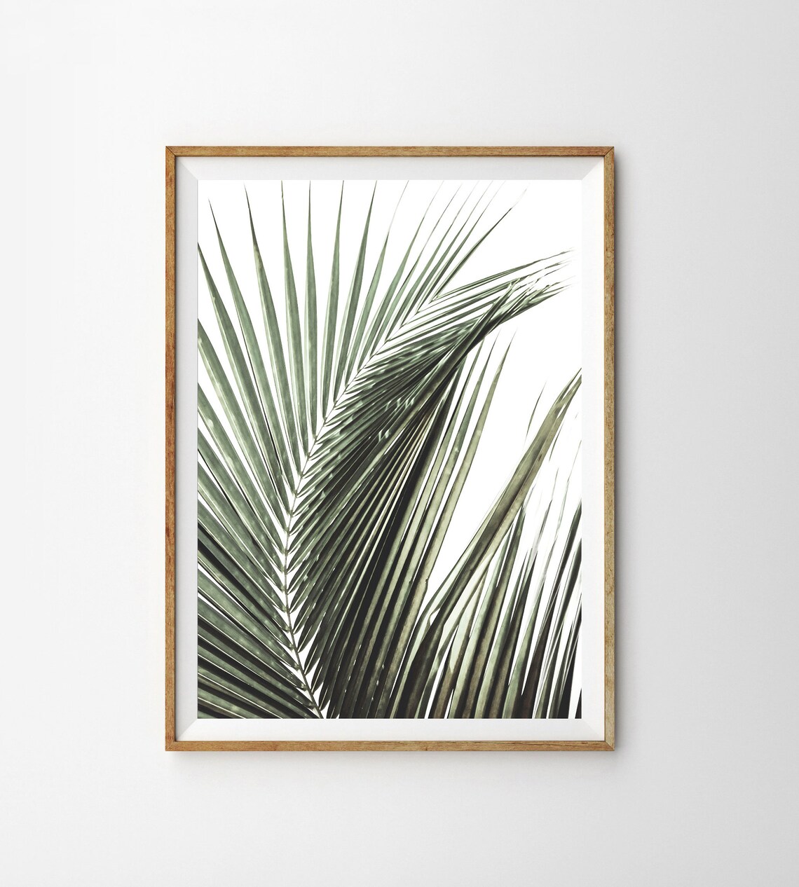 Palm Leaves Art Print, Minimalist Botanical Decor - Image 2