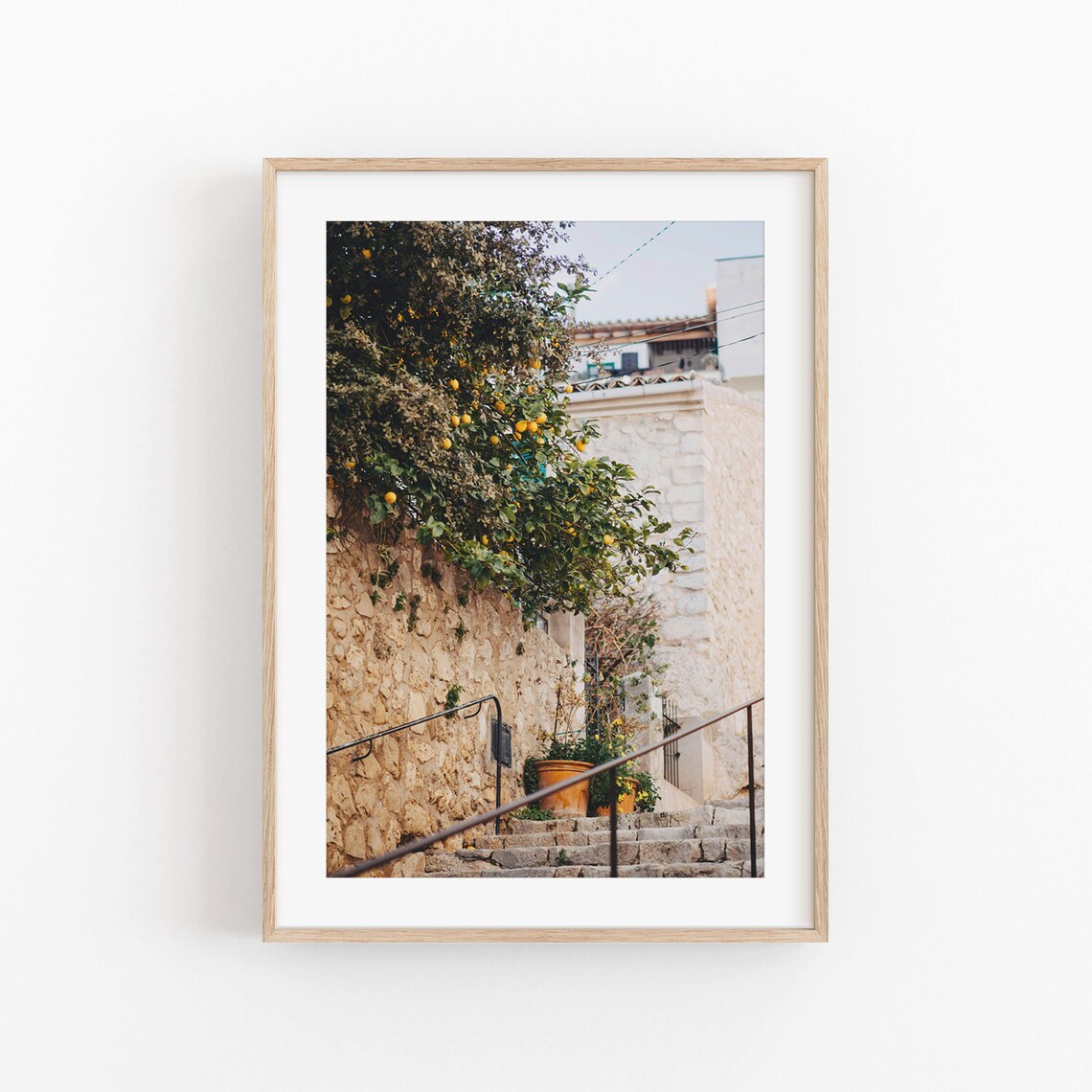 Spain Village City View Travel Poster, Cityscape