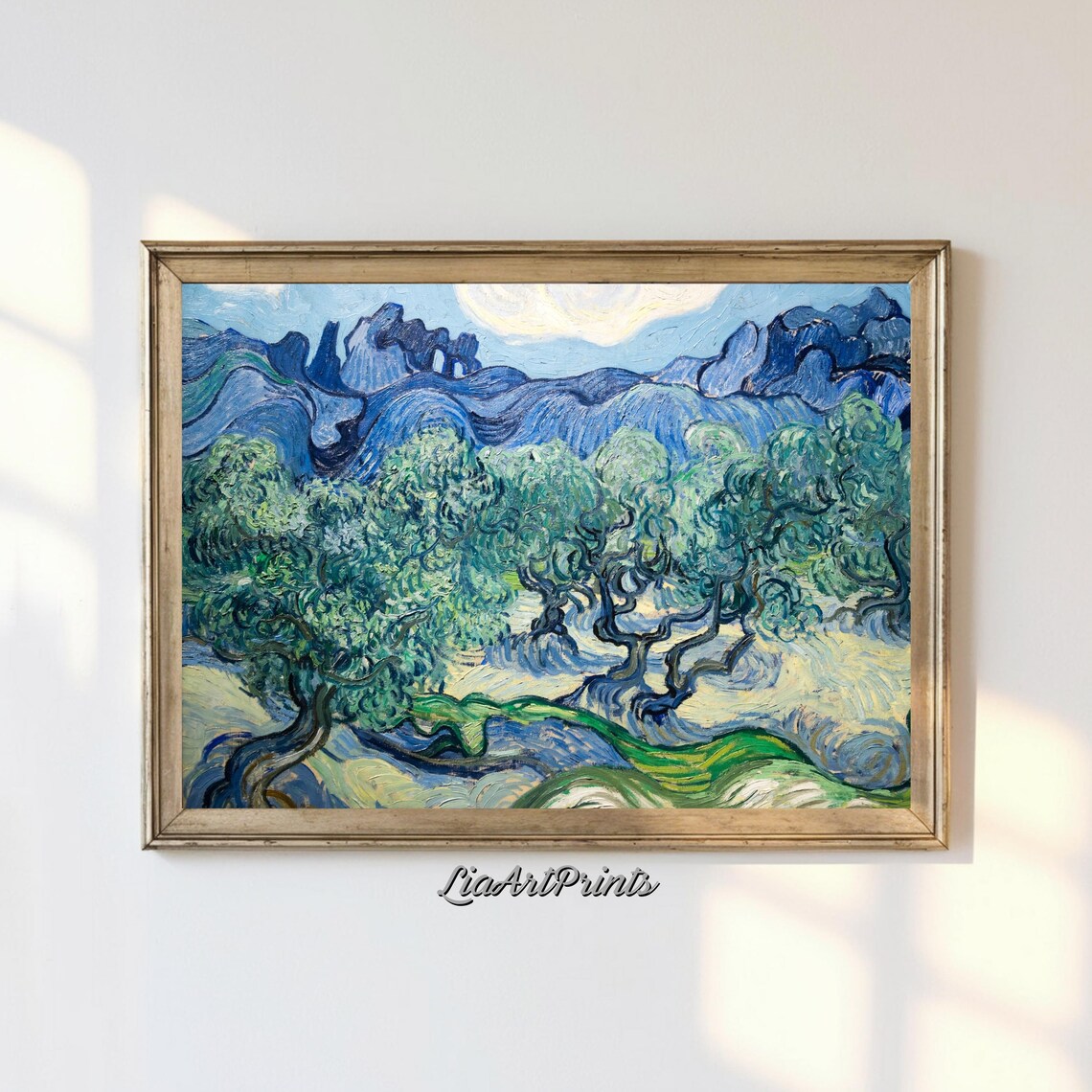 Olive Trees, Expressive Impressionist Landscape Art