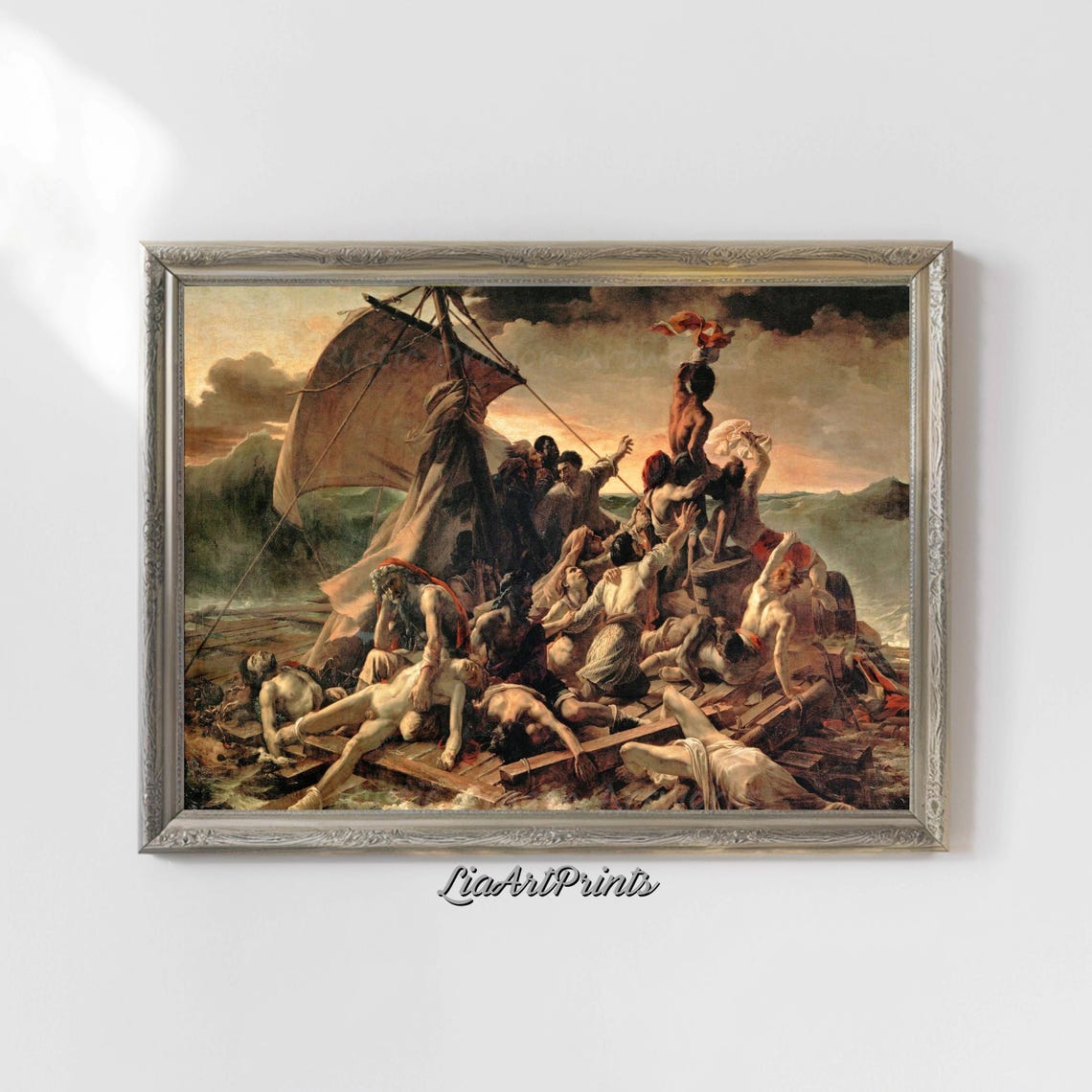 Theodore Gericault The Raft Of The Medusa Dramatic Shipwreck Poster - Image 4