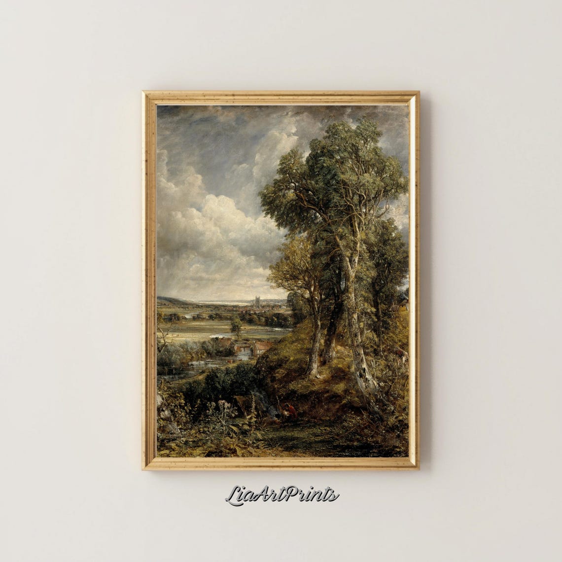 John Constable Dedham Vale English Countryside Cloudy Sky Poster - Image 4