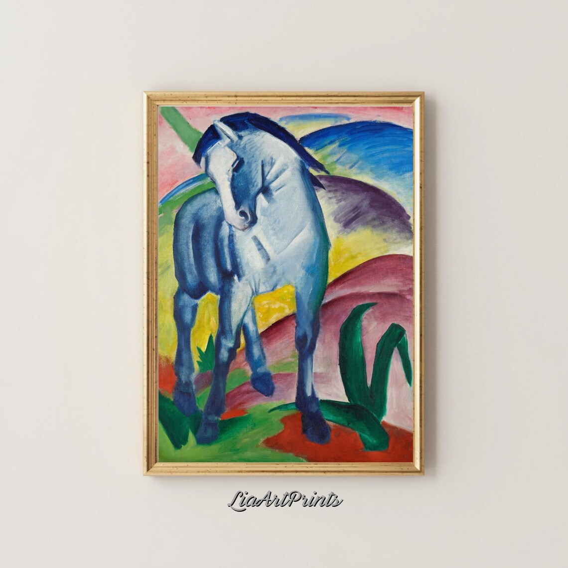 Franz Marc's Blue Horse I, Expressionist Masterpiece - Image 4