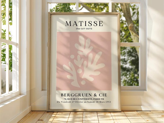 Henri Matisse Poster Exhibition Gallery Print Classic Art Fauvism Painting