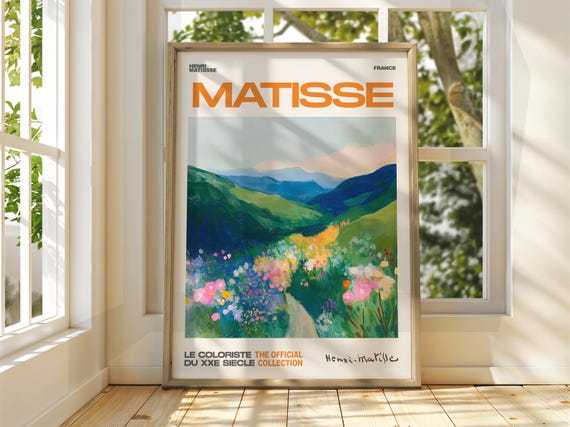 Henri Matisse Meadow Art Exhibition Print Gallery Classic Village Countryside