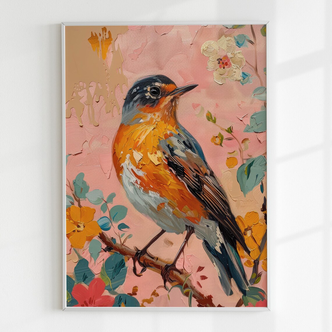 Pigeon Spring Bird Vintage Farmhouse Art Print - Image 5