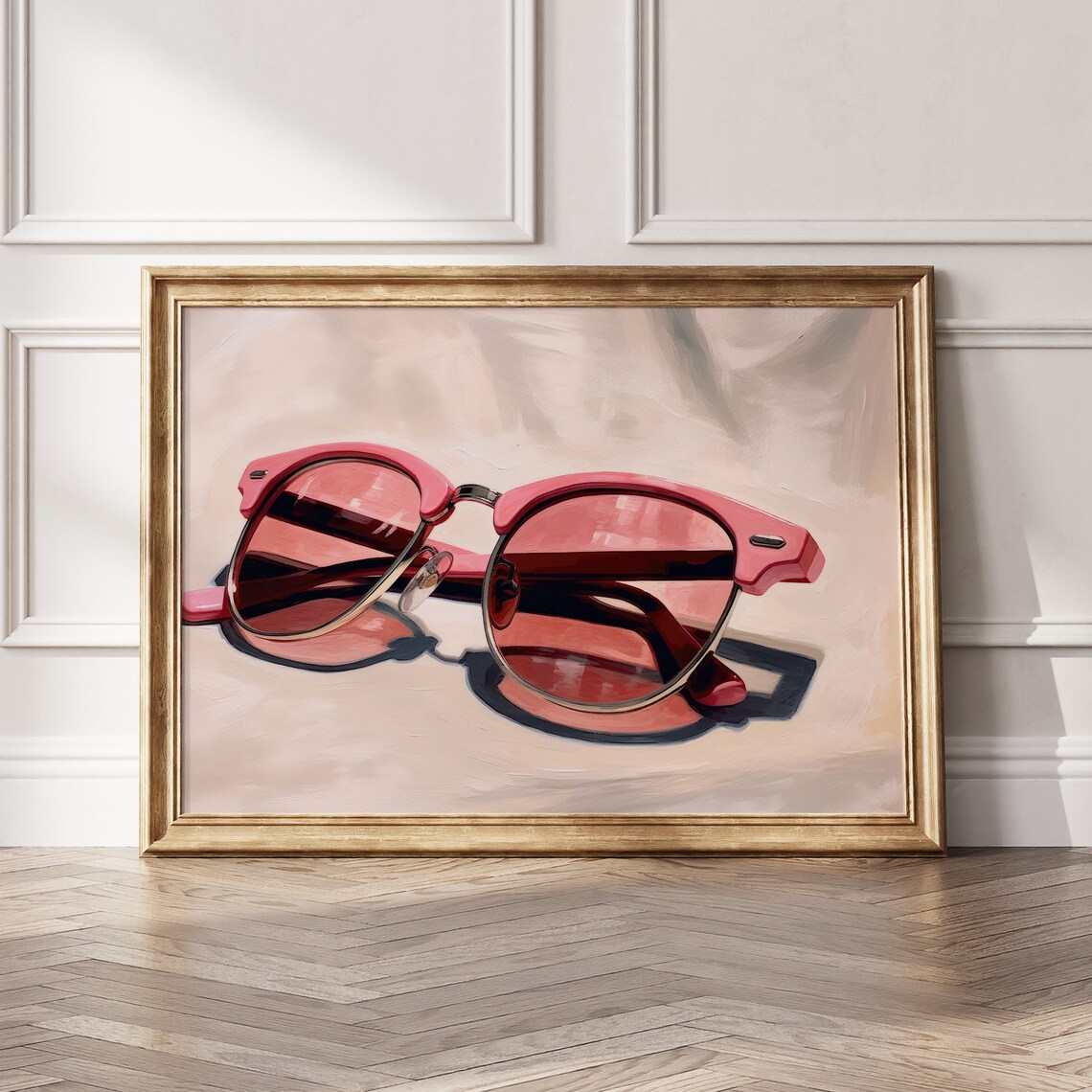 Vintage Pink Sunglasses Preppy Retro Art Print - Image 6