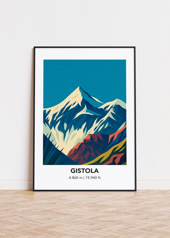 Gistola Cityscape Poster Modern Minimalist Art Print
