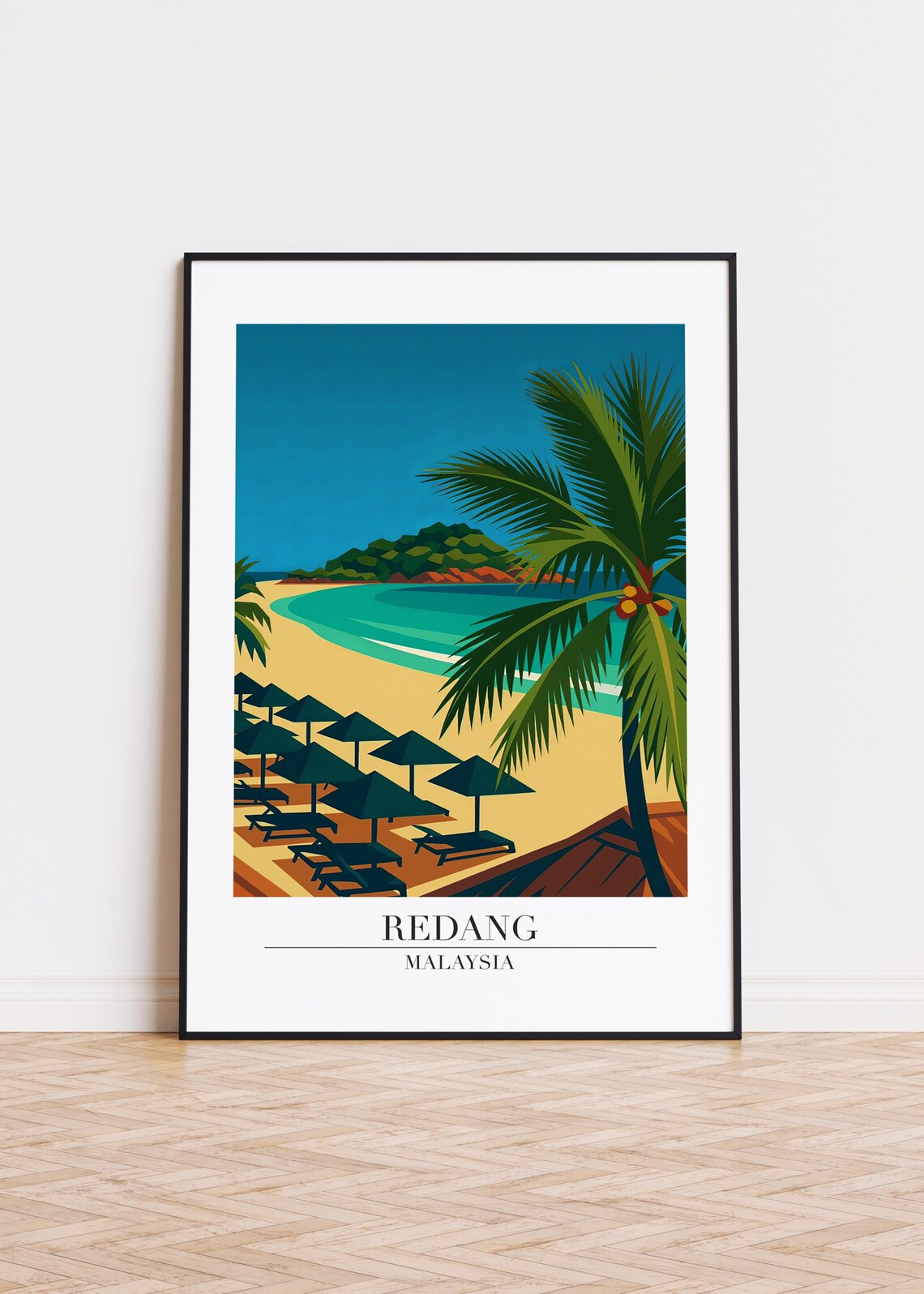 Redang Island Malaysia Travel Poster