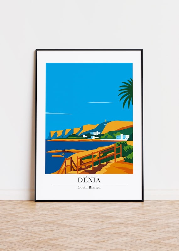 Dnia Spain Modern Travel Poster