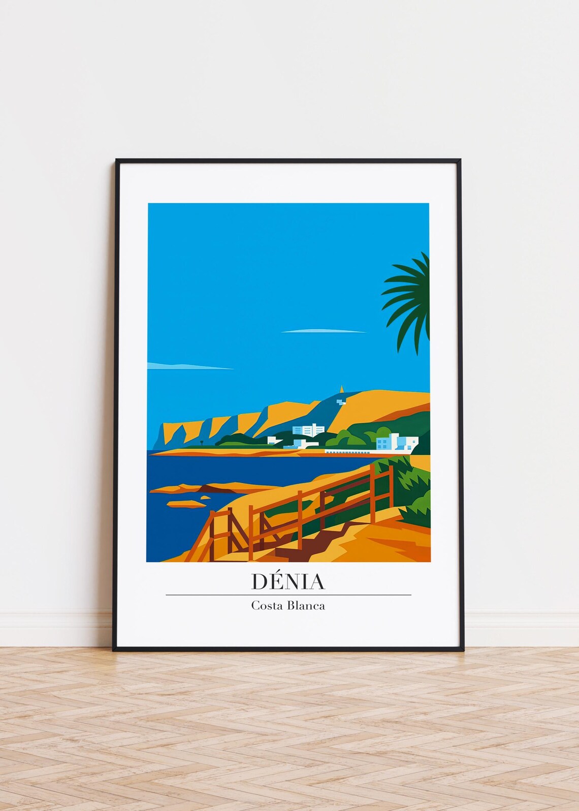 Dnia Spain Modern Travel Poster