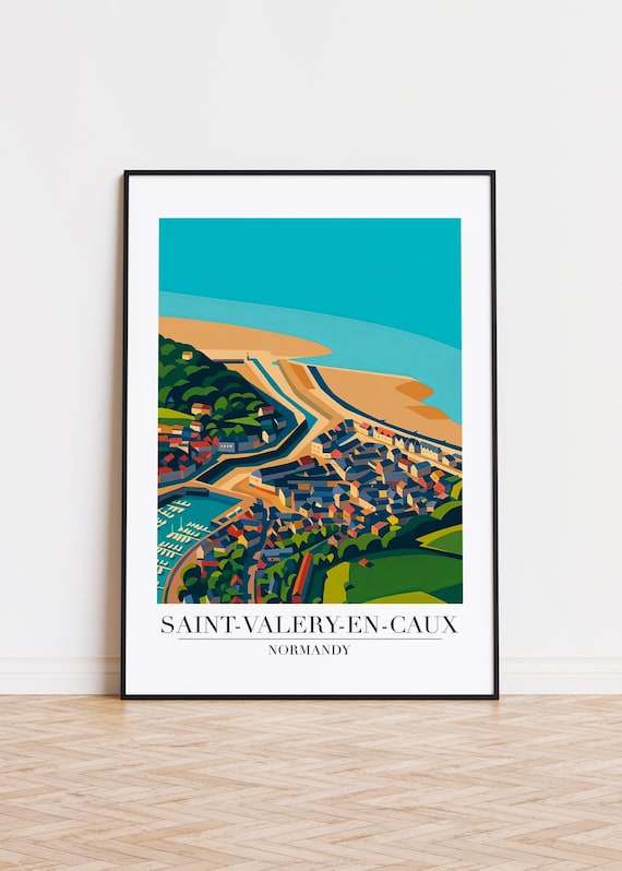 Saintvaleryencaux France Travel Poster