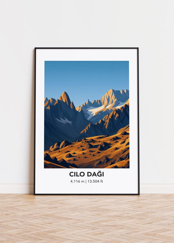 Cilo Da Mountain Art Print Modern Minimalist Poster