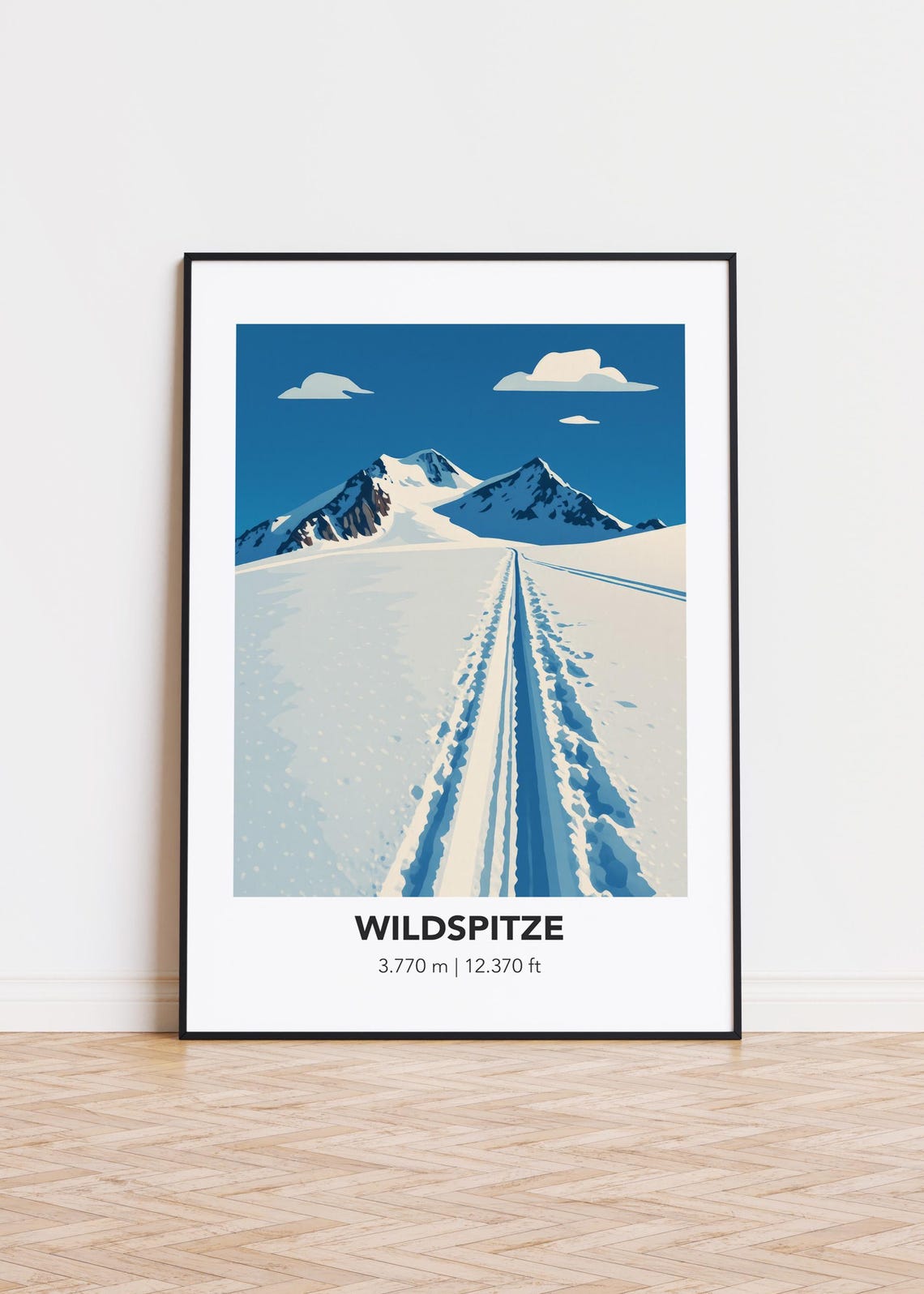 Wildspitze Mountain Art Print