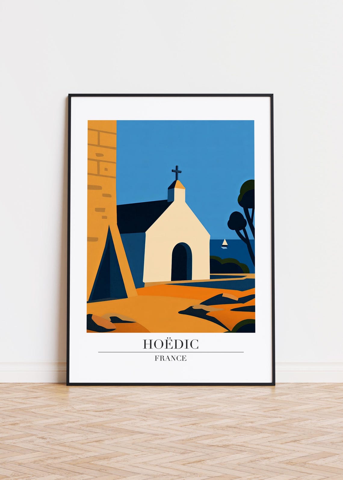 Hodic France Poster Minimalist Travel Art Print