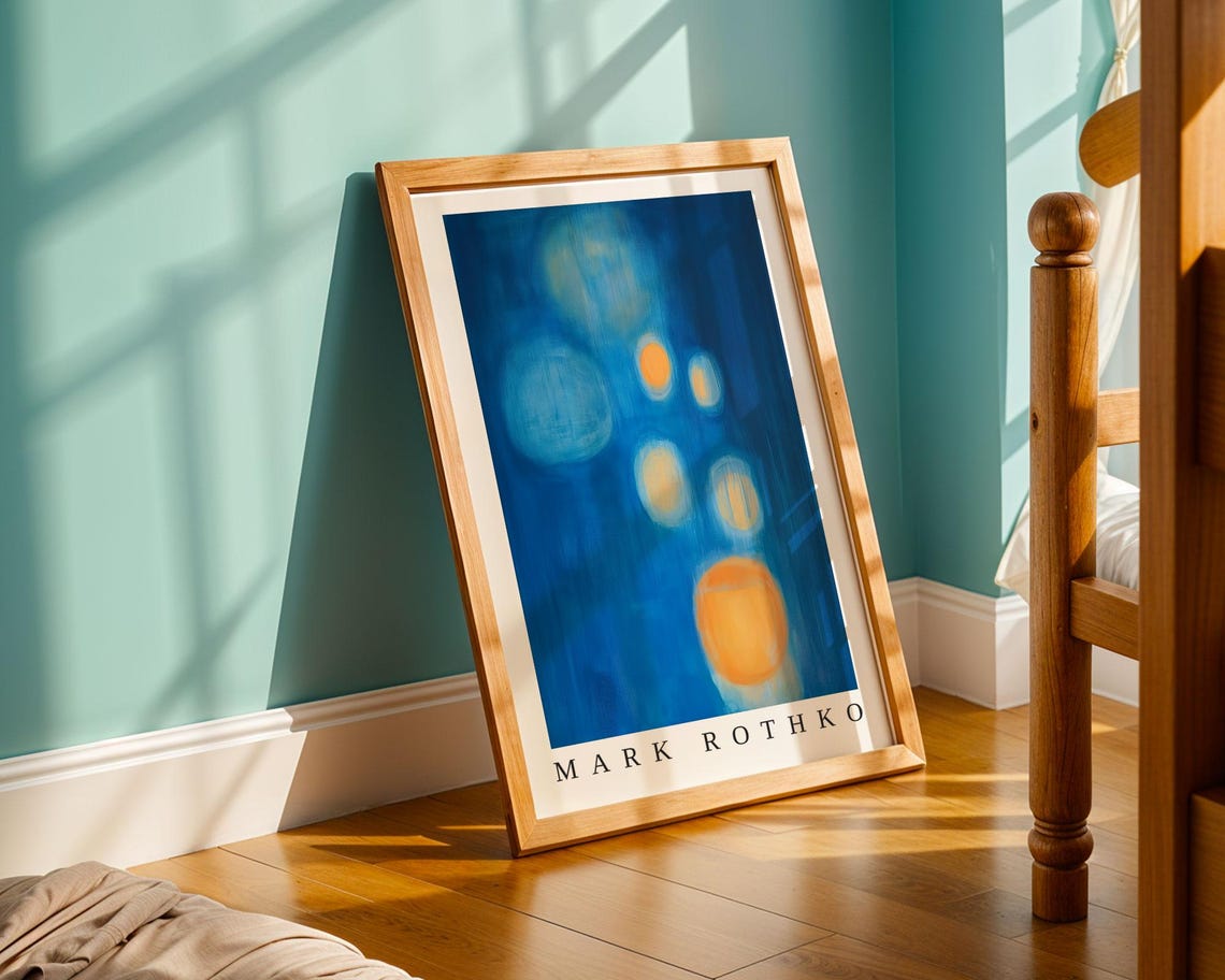 Mark Rothko Poster Abstract Expressionism Color Field Print Mark Rothko Print Modern Abstract Museum Poster Modern Wall Decor - Image 3