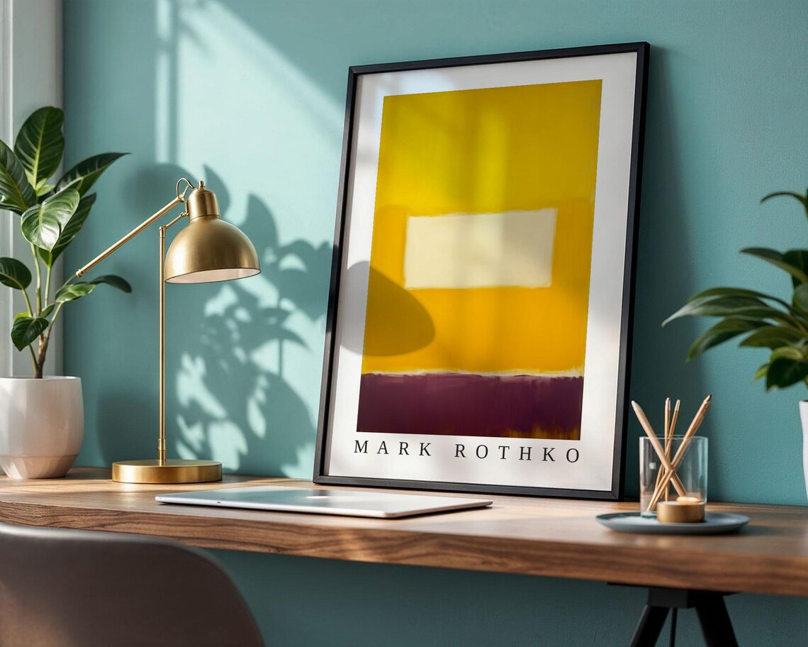 Mark Rothko, Abstract Expressionism Poster Print - Image 2