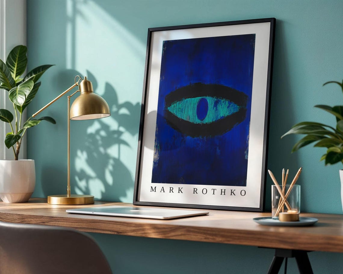 Mark Rothko Poster Abstract Expressionism Color Field Print Mark Rothko Print Modern Abstract Museum Poster Modern Wall Decor - Image 2