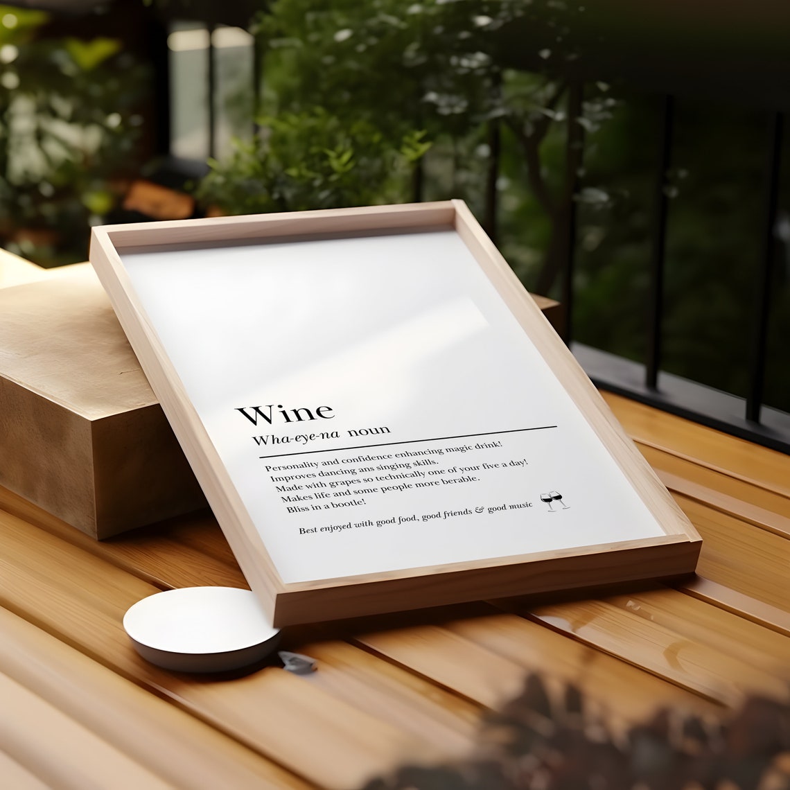 Wine Dictionary Definition Funny Kitchen Wine Lover Gift Poster - Image 4