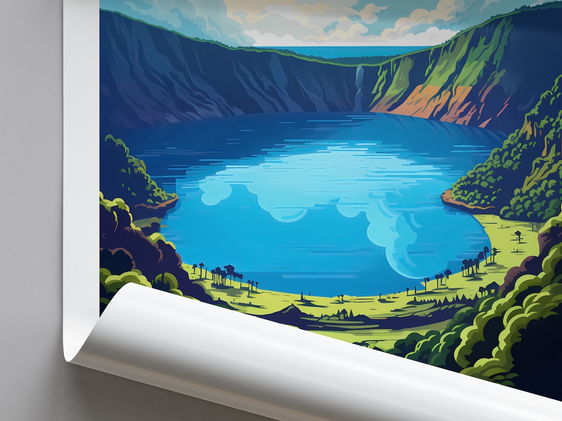 The Azores Travel Poster, Portugal Landscape - Image 3