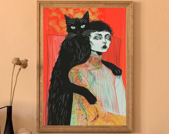 Companions No1 Unique Canvas Art Print