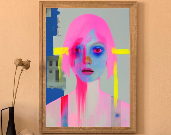 Disorderly No4 Unique Canvas Art Print