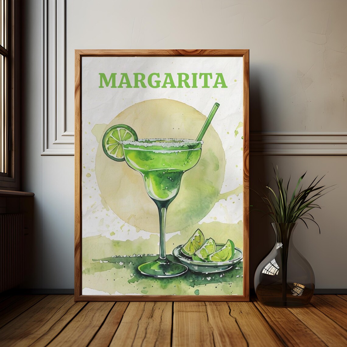Spicy Margarita, Retro Cocktail Poster - Image 2