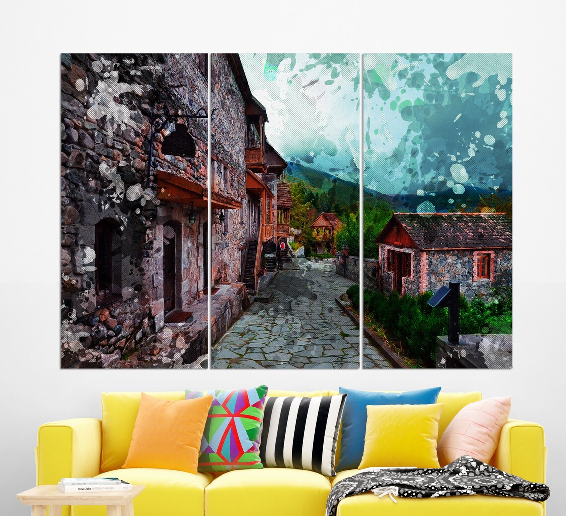 Dilijan Downtown Armenia Travel Poster, Armenia - Image 2