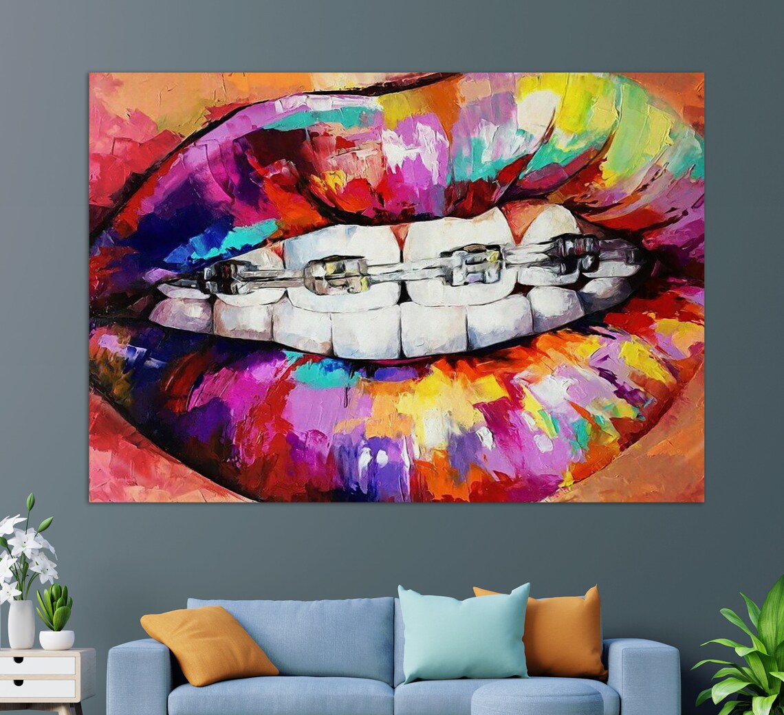 Braces Orthodontist Office Decor Wall Art Print - Image 2