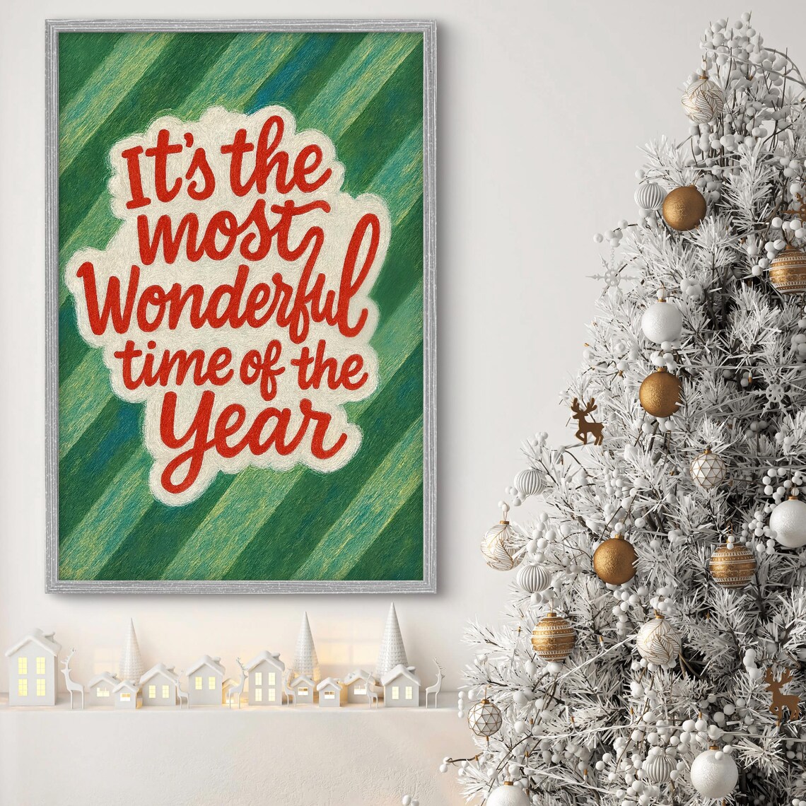 It's the Most Wonderful Time of the Year Christmas Quote Poster