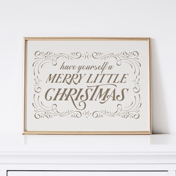 Have Yourself a Merry Little Christmas, Vintage Poster