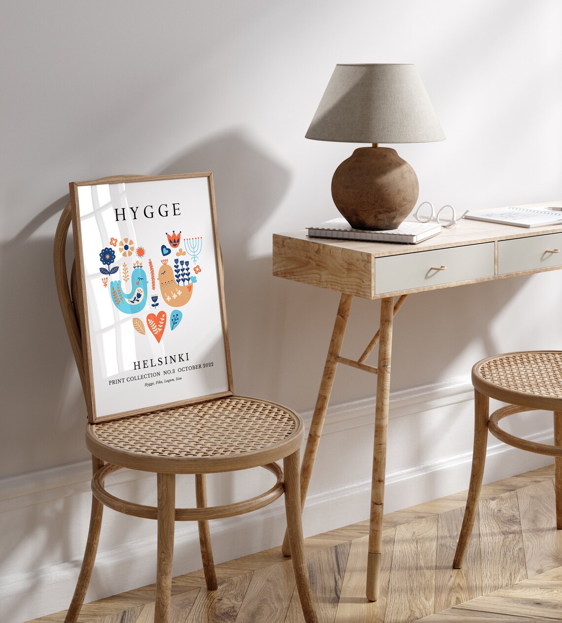 Hygge Print Scandinavian Decor Nordic Print Hygge Definition Scandinavian Print Hygge Decor Scandinavian Folk Art Hygge Poster Hygge - Image 2
