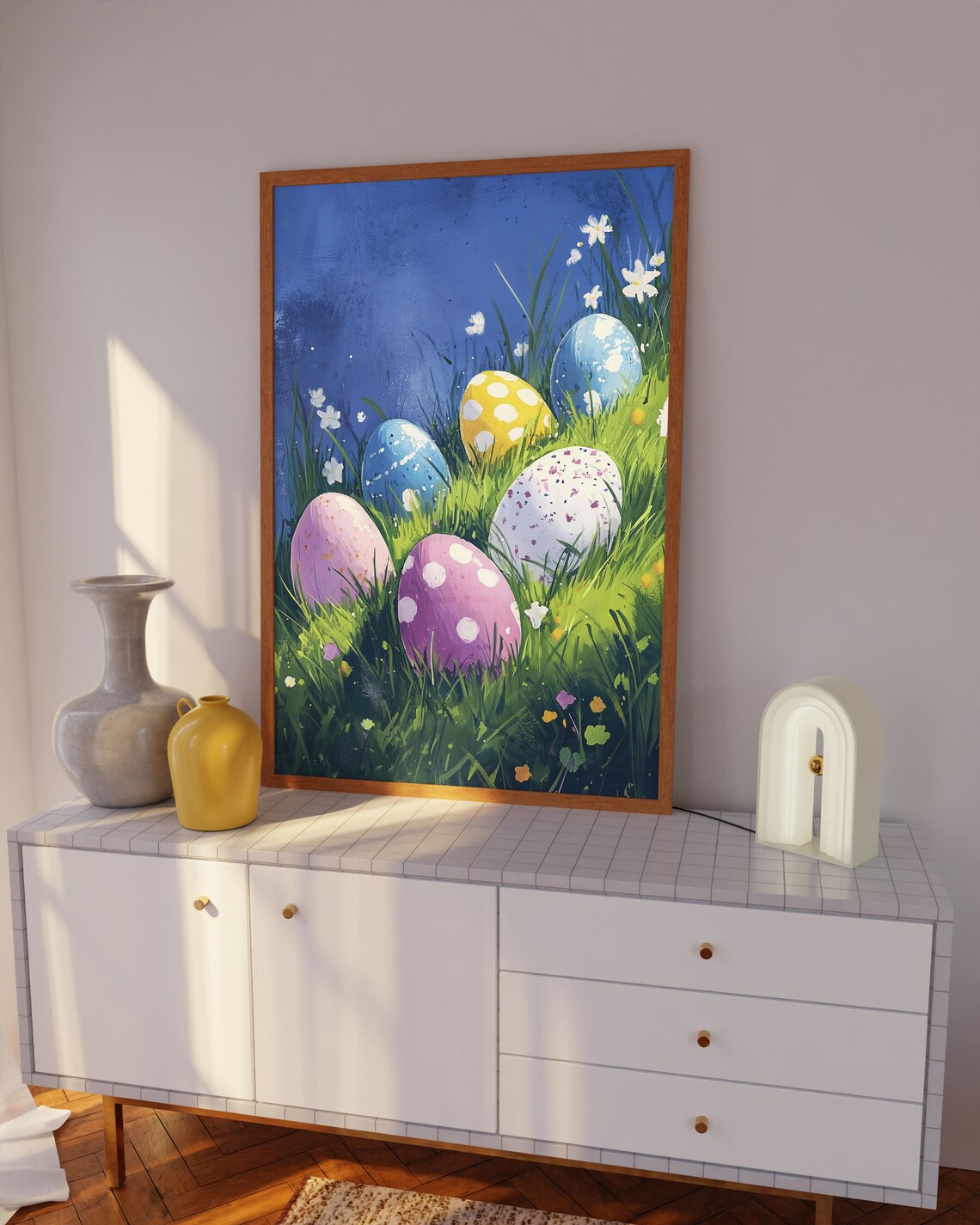 Easter Eggs Print, Spring Kids Room Decor - Image 4