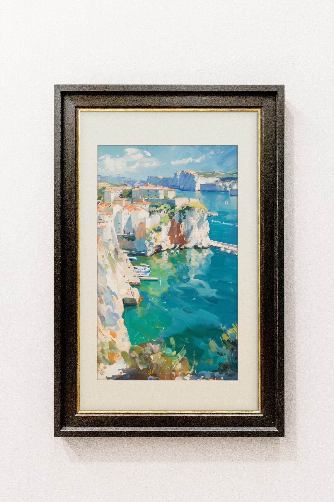 Coastal Scenery Art Print, Nautical Cliffs Landscape - Image 4