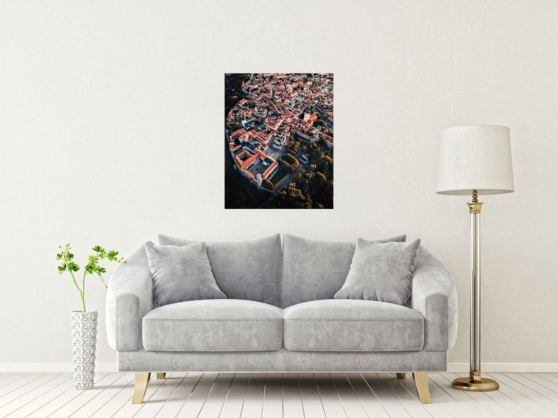 Tallinn Capital Of Estonia From Above Limited Edition Print Photography Fine Art Wall Art Exclusive Print Posters Photos Est - Image 2