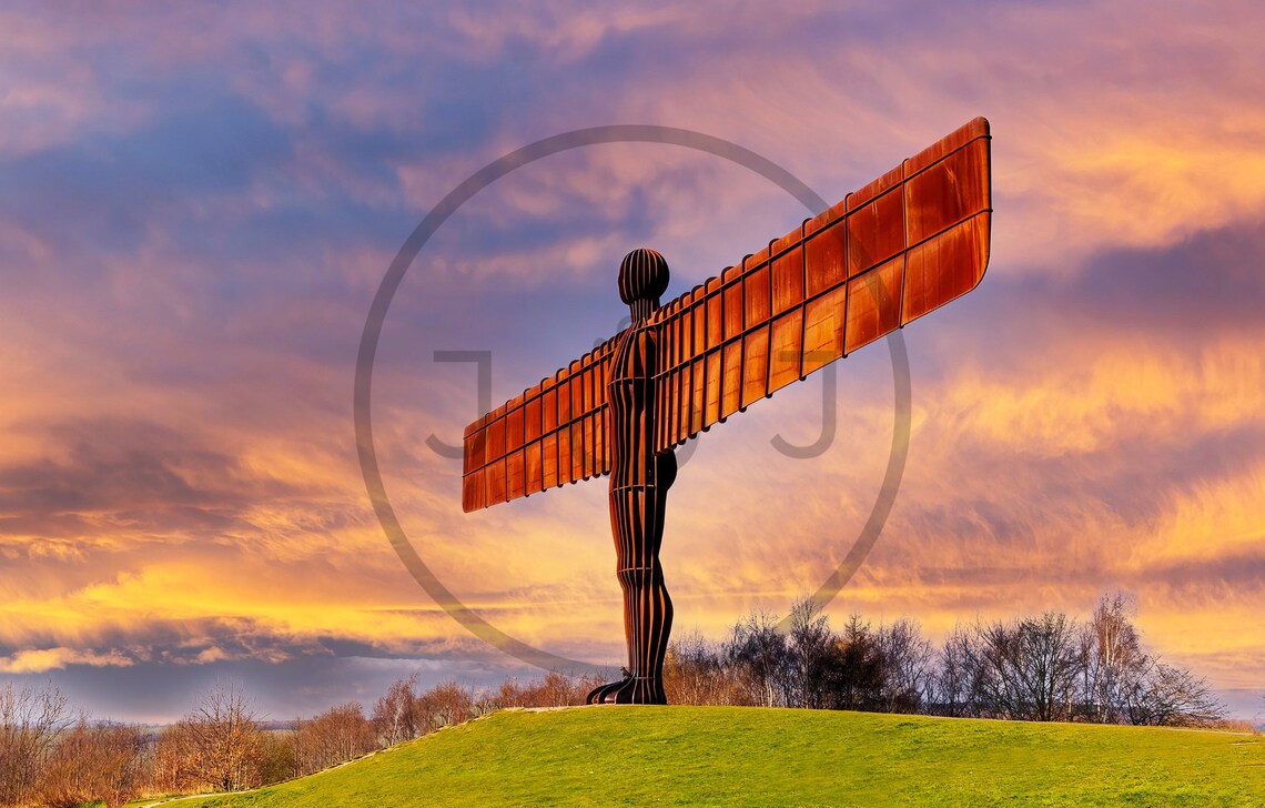 Angel Of The North Gateshead Travel Poster - Image 3