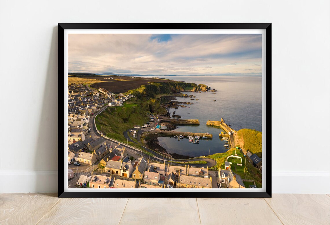Portknockie Harbour Buckie Moray Firth Scotland Limited Edition Print Photography Fine Art Wall Art Exclusive Print Poster Sct