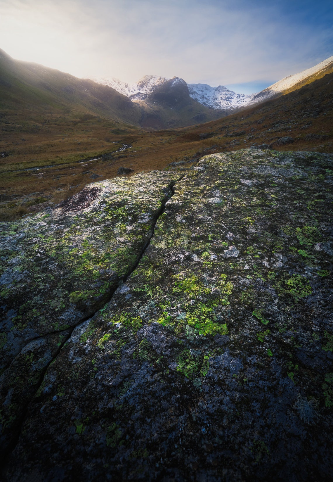 Deepdale Patterdale Snow Capped Peaks Lake District Sunrise Poster - Image 3
