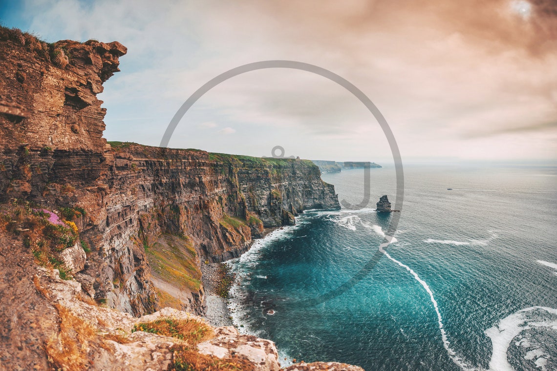 Cliffs Of Moher County Clare Ireland Wild Atlantic Coast Poster - Image 3