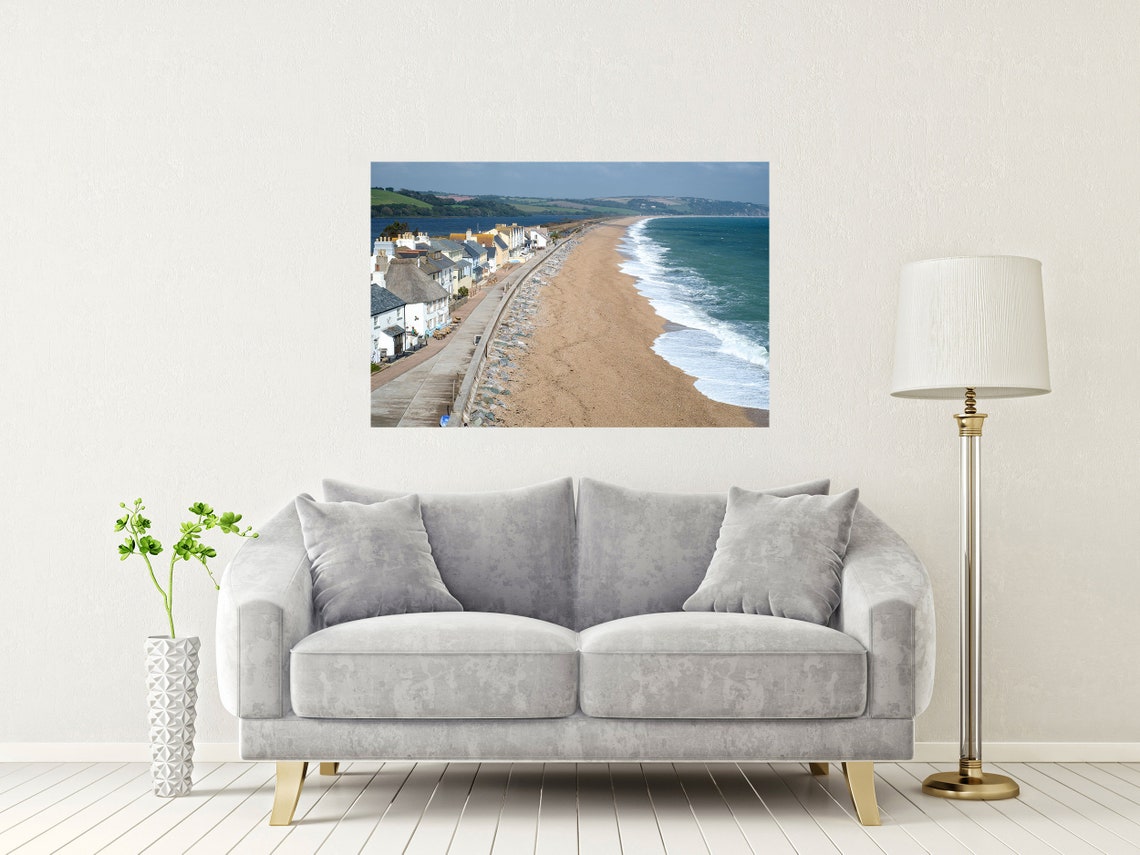 Slapton Sands Devon Shingle Beach Village Cottages Coast Poster - Image 2