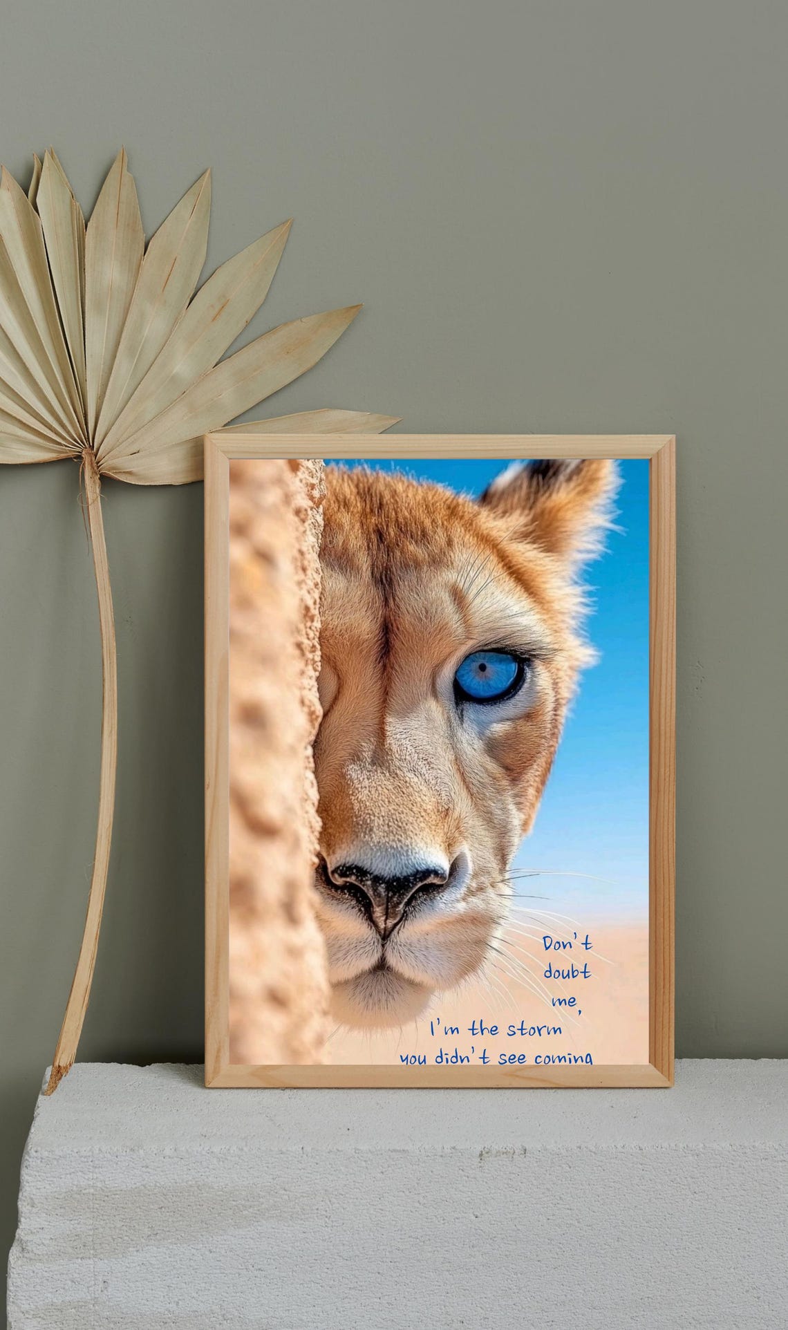 Dont Doubt Me Inspirational Wall Art Home Or Office Decor Spiritual Motivational Martial Artwork