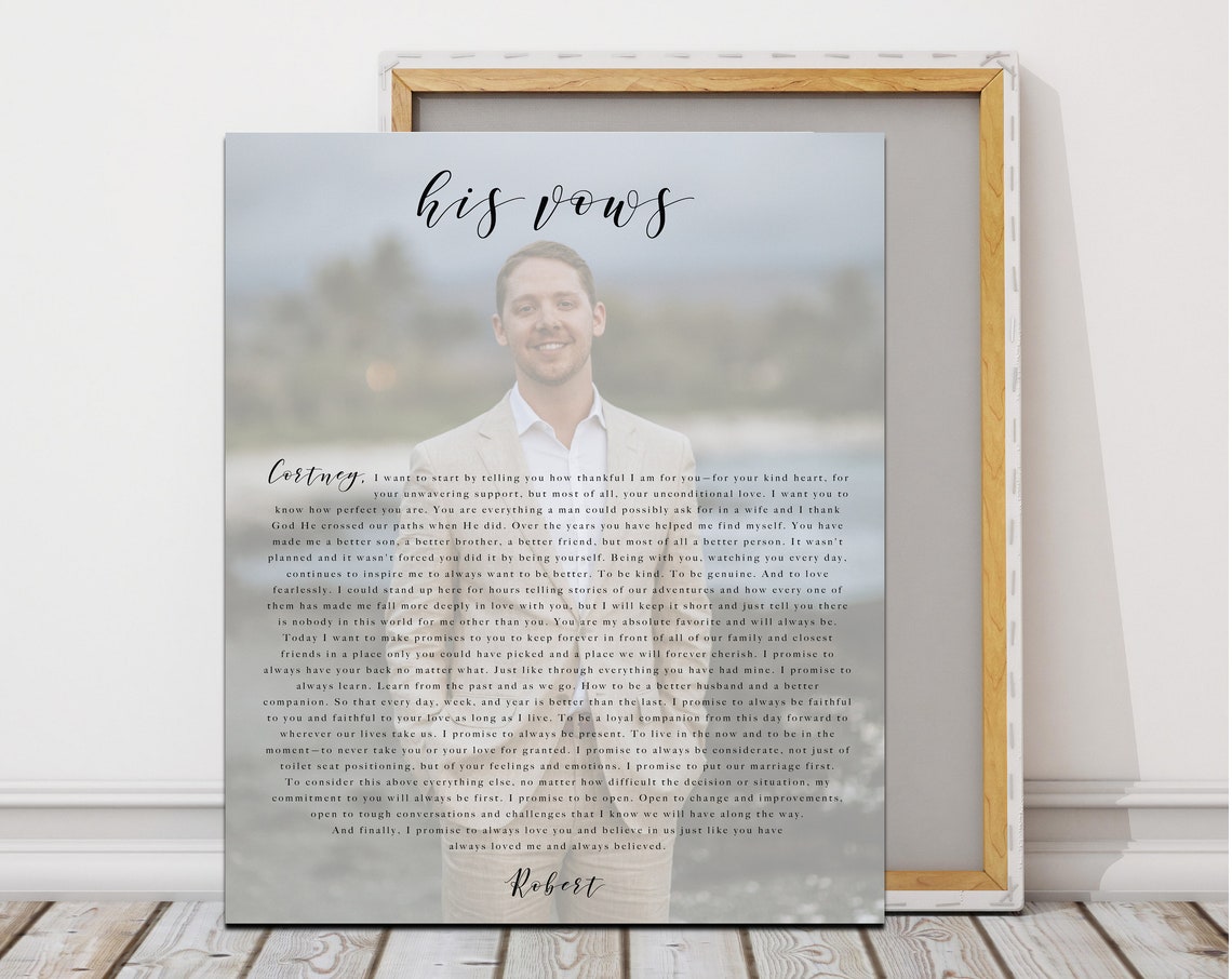 Our Wedding Vows Custom Wedding Vows
