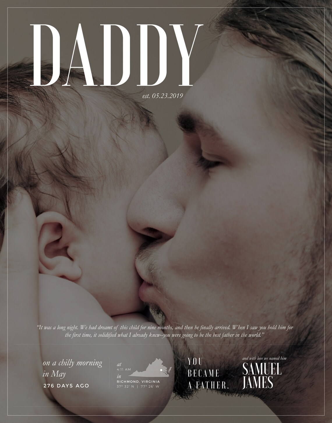 Father's Day Photo - Custom Print - Image 4