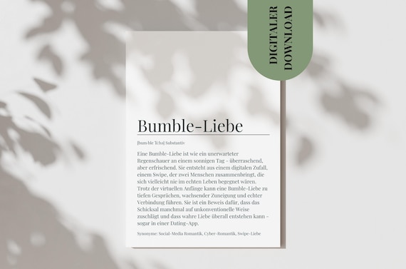 Bumblelove Definition Holiday Postcard Art Print