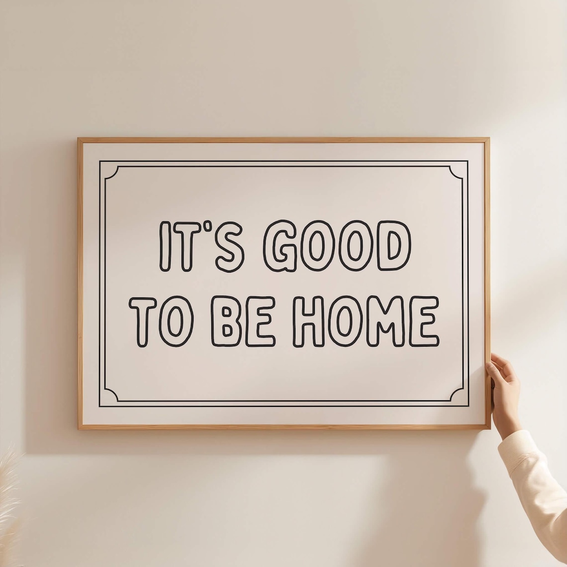 Its Good To Be Home Mid Century Art Print