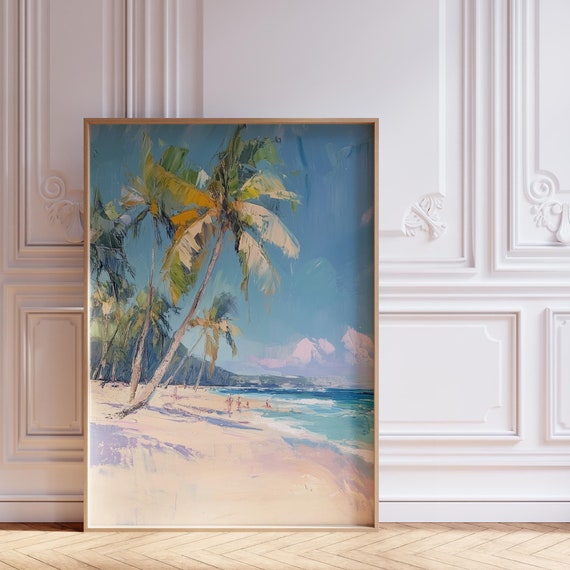 Retro Beach Print As Above Couch Art Surf Poster Or Coastal Prints For Aesthetic Room Decor Boho Decor Beach Waves Surf Poster