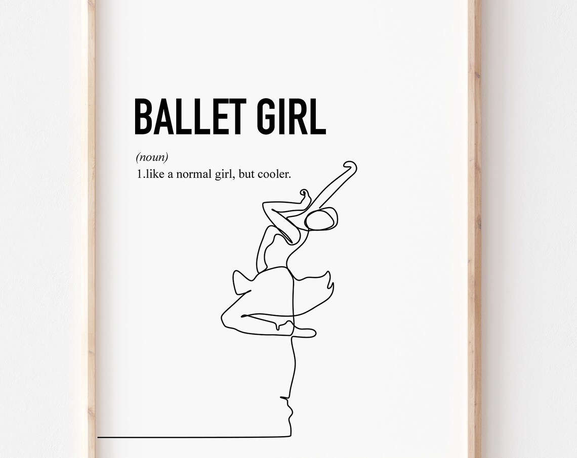 Ballet Dancer Print, Teen Girl Room Decor - Image 2