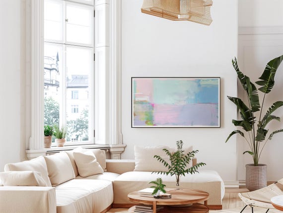 Abstract Frame Tv Art Art For Frame Tv Bright Abstract Oil Painting Bold Abstract Art 286